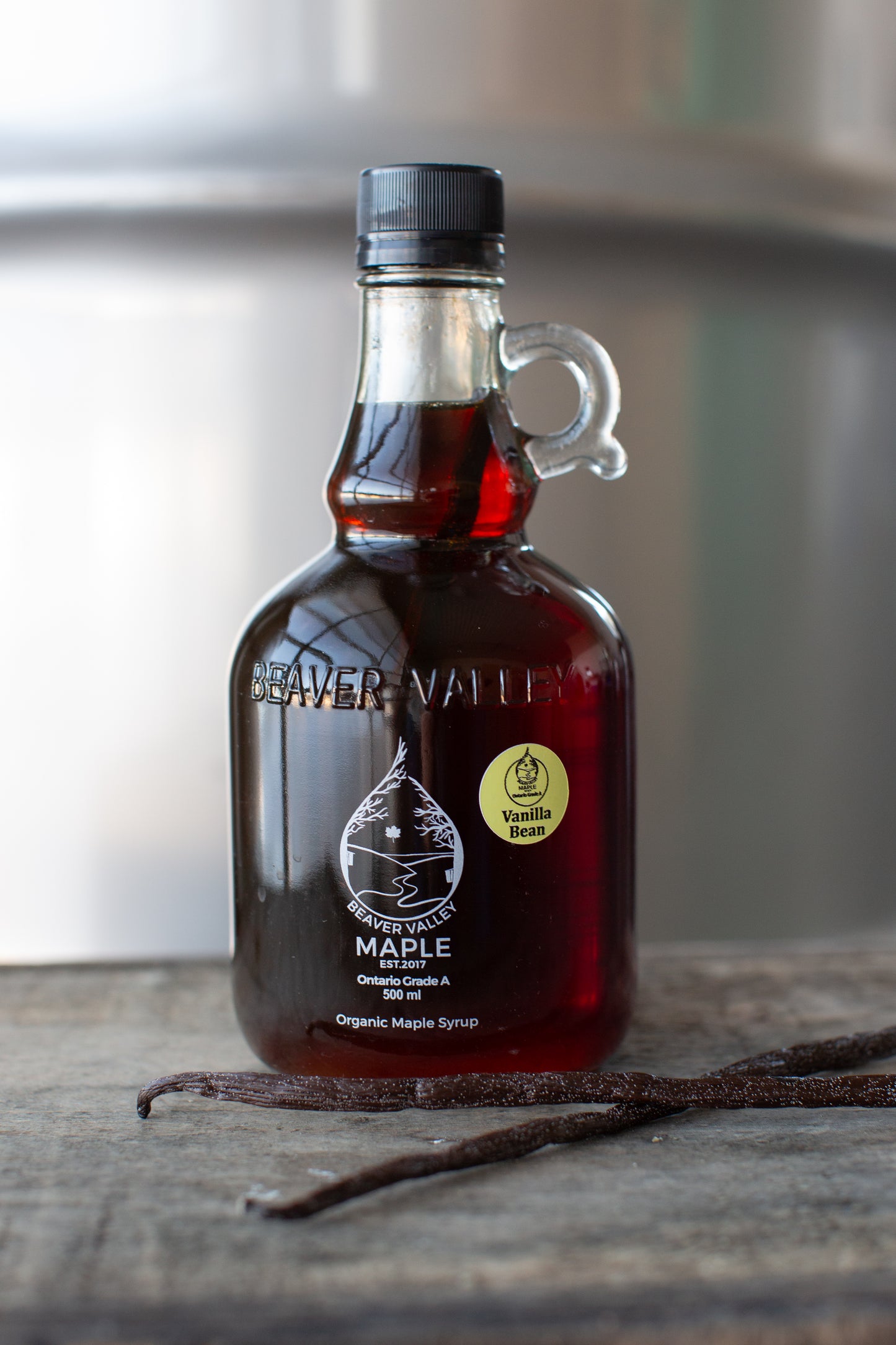 Vanilla Bean Infused Maple Syrup